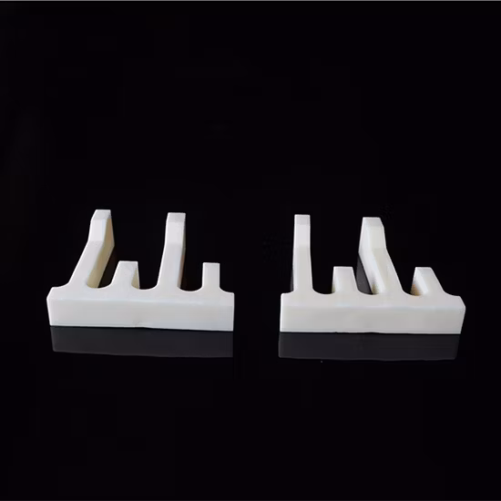 Peças cerâmicas personalizadas de alumina semicondutora de máquina